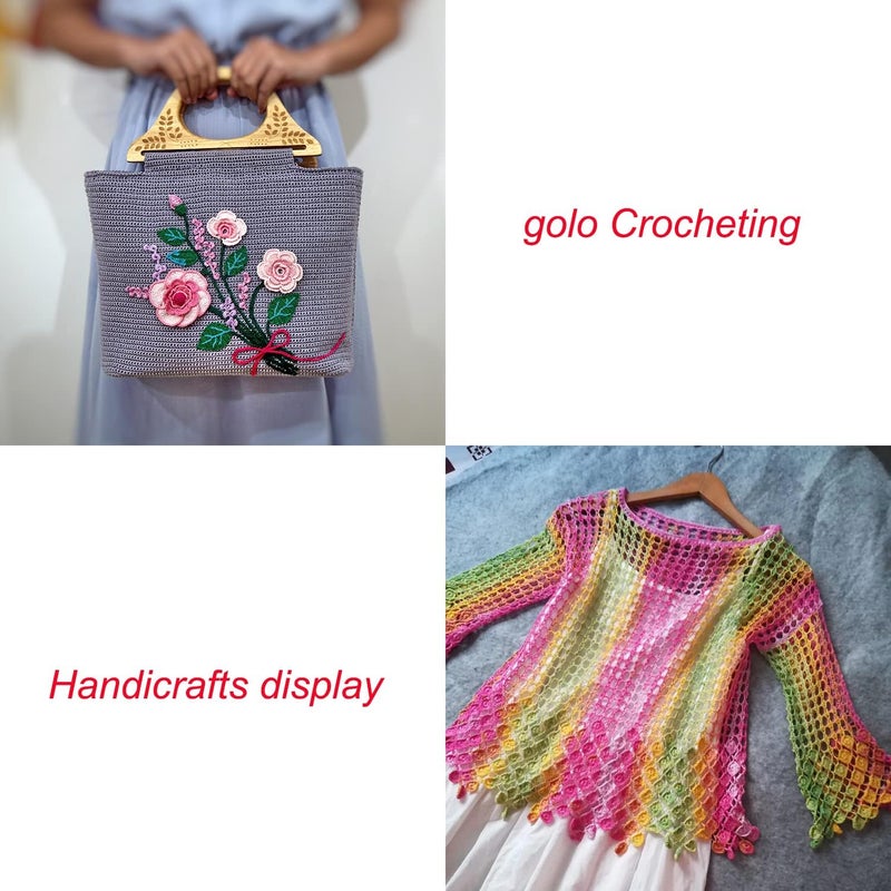 Golo Crochet Thread Embroidery Thread 10gX9 Crochet Yarn for Hand Knitting 20-9-3 - Image 4